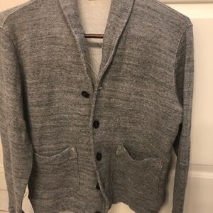 $145 Club Monaco grey shawl cardigan